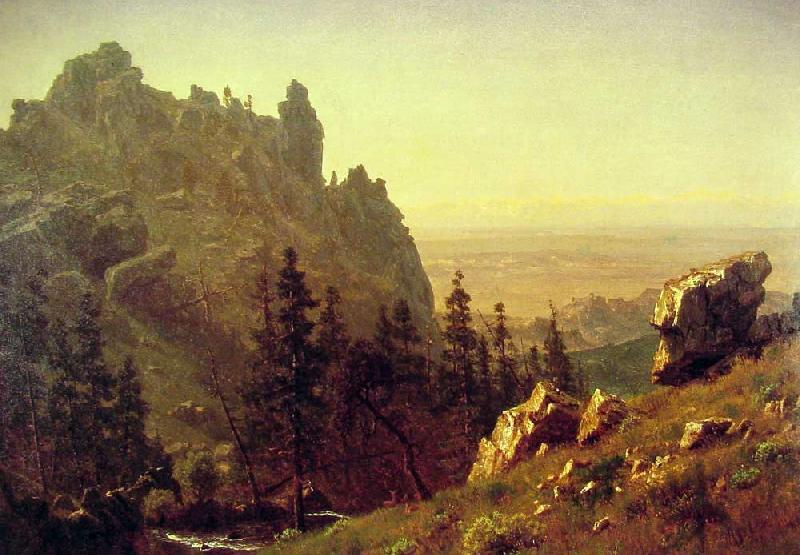 Albert Bierstadt  Wind River Country Germany oil painting art